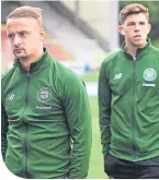  ??  ?? Leigh Griffiths and Ryan Christie