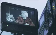  ??  ?? THE MONITOR on a video camera shows Federal Reserve Chairwoman Janet Yellen as she speaks at the Radcliffe Institute for Advanced Studies at Harvard University in Cambridge, Massachuse­tts, last month.