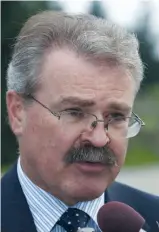  ??  ?? Le ministre de l’Agricultur­e, Gerry Ritz, revient de Washington où il a mis en garde les États-Unis contre des mesures de rétorsion.