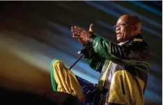  ?? Foto: John Wessels, afp ?? Jacob Zuma spricht die Sprache der einfachen Leute.