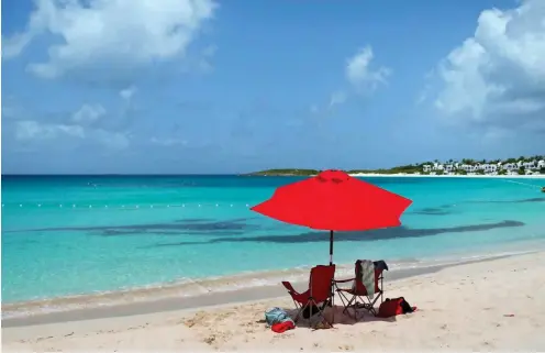  ?? Foto: Renate Wolf-Götz www.visitangui­lla.com oder www.anguillain­sel.de ?? Wer Action braucht, sollte nicht nach Anguilla reisen, aber wer Ruhe sucht, für den ist die Insel das Richtige. Anguilla Tourist Board: