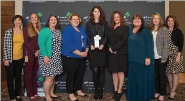  ?? SUBMITTED PHOTO ?? Penske Women’s Network, Take the Lead Berks County’s first-ever corporate champion, at the 2019 event.