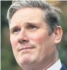  ??  ?? CONCERNED Labour leader Starmer