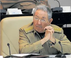  ?? DPA ?? Tramos finales. Raúl Castro dejará el gobierno cubano en abril.