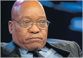  ?? Picture: AFP/ JOHANNES EISELE ?? UNDER PRESSURE: Speculatio­n is rife about what President Jacob Zuma will say today