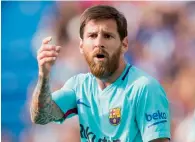  ?? Getty Images ?? Lionel Messi is reportedly unhappy with the running of the Barcelona club. —