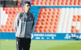  ?? FOTO: TWITTER OVIEDO ?? José Ángel Ziganda
Kuko se estrenó el domingo como técnico del Oviedo