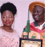  ??  ?? Omolara Adeniyi and husband, Olamilekan.