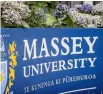  ??  ?? Massey University software glitches caused problems for enrolments.