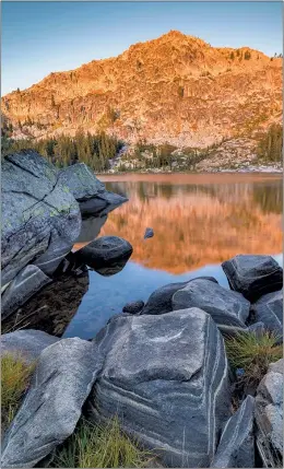  ?? COURTESY PHOTO ?? Frog Lake, a subalpine lake about 15 miles north of Lake Tahoe, will be preserved as part of a $14 million conservati­on deal announced today by the Northern Sierra Partnershi­p, a coalition of land trusts based in Palo Alto.