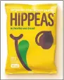  ??  ?? TASTY: Hippeas are available from various high street stores.