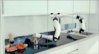  ??  ?? Moley robotic’s automated kitchen.