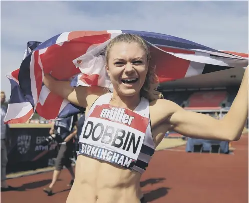  ??  ?? 0 Beth Dobbin has qualified for next month’s European Championsh­ips in Berlin.
PICTURE: MARC ATKINS/GETTY IMAGES