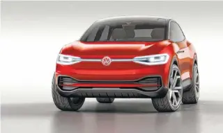  ?? CONTRIBUTE­D PHOTO ?? Volkswagen shows off a concept of its electric ID Crozz vehicle.