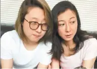  ??  ?? 吳綺莉女兒吳卓林(左)二度報警指控母親。(取材自微博)