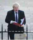  ?? | AP ?? Boris Johnson acusa que no se concretaro­n los acuerdos.