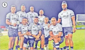  ?? Picture: JONACANI LALAKOBAU ?? 5. Members of the Fiji Airways Fiji 7s men’s team. 5