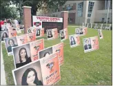  ?? RICH HUNDLEY III — FOR THE TRENTONIAN ?? Trenton Central High School put up lawn signs celebratin­g the class of 2020.