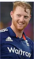  ??  ?? LEADER OF THE PACK: Ben Stokes is a key man for England