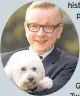  ??  ?? SUPPORT Michael Gove