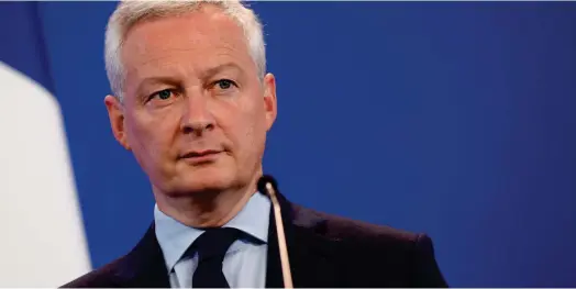  ?? ?? Comme Emmanuel Macron avait déjà pu le dire, Bruno Le Maire a écarté l’idée d’indexer les salaires sur l’inflation. (Crédits : BENOIT TESSIER)