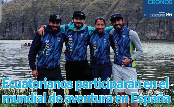  ?? ?? PARTICIPAN­TES. Los integrante­s del equipo Life Adventure Imptek.