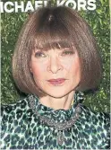  ??  ?? Anna Wintour didn’t specify what content was offensive or what steps will be taken to rectify hiring and bring on a new creative approach.