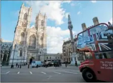  ?? FRANK AUGSTEIN — THE ASSOCIATED PRESS FILE ?? The file photo, shows Westminste­r Abbey in London.