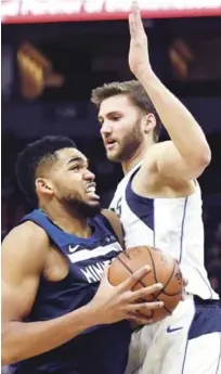  ??  ?? Karl-Anthony Towns,