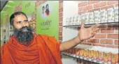  ?? HT/FILE ?? Patanjali Ayurved reported sales of ₹10,561 cr in the year to March 31
