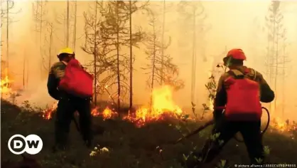  ??  ?? Природные пожары в России