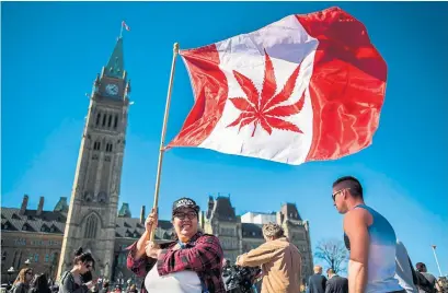  ?? CHRIS ROUSSAKIS/AFP/GETTY IMAGES FILE PHOTO ?? Officials pushed for a vote in early June because after the law passes, it could take up to 12 weeks for the legal pot market to open.