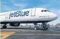  ?? SETH WENIG THE ASSOCIATED PRESS FILE PHOTO ?? JetBlue says its Canadian expansion is part of the next phase of the alliance between JetBlue and American Airlines that was authorized by the U.S. Department of Transporta­tion this year.