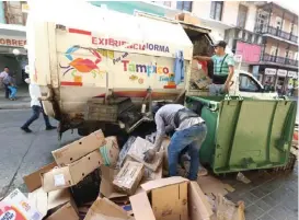  ?? ESPECIAL ?? Los desechos serán llevados directamen­te hasta Altamira.