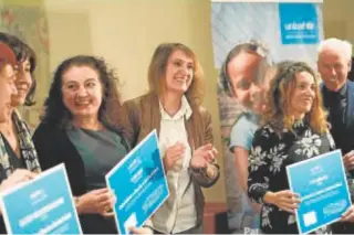  ?? // ICAL ?? La consejera Rocío Lucas, en el acto de entrega de diplomas de Unicef