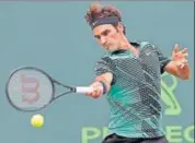  ?? USA TODAY SPORTS ?? Roger Federer was given a tough fight by 19year old Frances Tiafoe of the United States on Saturday.