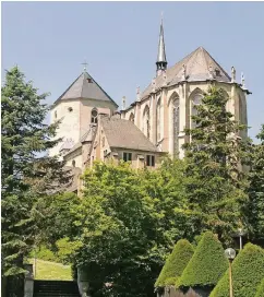  ?? RP-FOTO: DETLEF ILGNER ?? Das Münster St. Vitus auf dem Abteiberg prägt die Mönchengla­dbacher Innenstadt wie kein zweites Bauwerk.