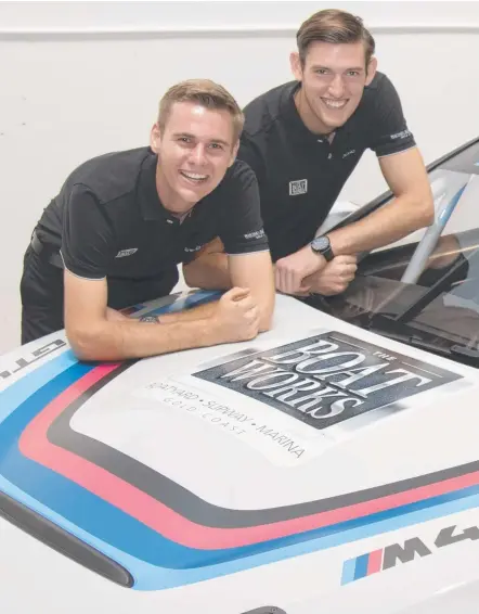  ??  ?? Aaron Seton (left) and Matt Brabham (right) will join Tony Longhurst’s bid for glory in the Bathurst 12 Hour race.