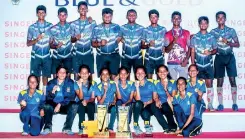  ??  ?? Cup champions 2017 – Nalanda College and Musaeus College