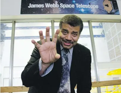  ?? REBECCA ROTH, NASA ?? Neil deGrasse Tyson carries the flag for the teaching of science as a way kids can learn about how to distinguis­h fact-based truth from politicall­y populist and often ill-informed opinion, Geoff Johnson writes.