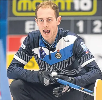  ?? Picture: AP. ?? Perth’s Kyle Smith is through to the European Championsh­ip finals in St Gallen.