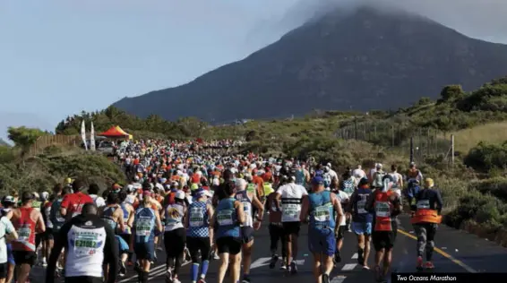  ??  ?? Two Oceans Marathon