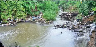  ?? RICARDO FLETE ?? Estudio revela alta contaminac­ión de cuatro cañadas y el río Yaque.