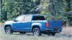  ??  ?? Chevrolet is marking the fourth anniversar­y of the Colorado intermedia­te pickup with two, new special editions.