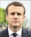  ?? DPA-BILD: JOCARD ?? Ein Jahr im Amt: Emmanuel Macron