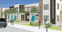  ?? BRITTANY WALLMAN/SOUTH FLORIDA SUN SENTINEL ?? Where a neighborho­od nuisance once stood, a developer will build River Garden Townhouses on Sistrunk Boulevard.