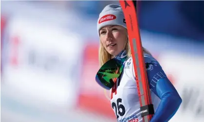  ?? Photograph: Anadolu Agency/Getty Images ?? Mikaela Shiffrin is enjoying a superb season in the World Cup.