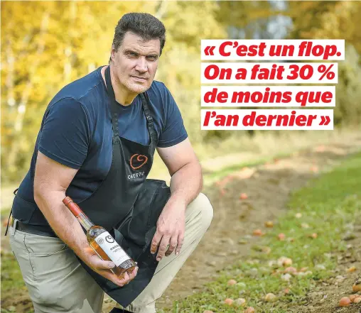  ?? PHOTO SIMON CLARK ?? Pascal Miche produit du vin de tomate, un produit unique au monde, depuis sept ans dans la région de Charlevoix.