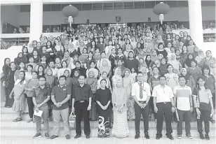  ??  ?? BENGKEL HFMD: Peserta menyertai Bengkel HFMD di Dewan Suarah Sibu.