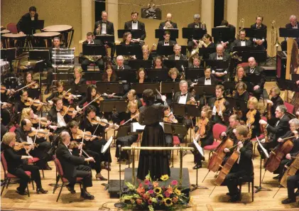  ?? ALLENTOWN SYMPHONY ORCHESTRA ?? The Allentown Symphony Orchestra performing in 2019 at Miller Symphony Hall.